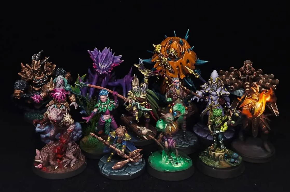 Crimson Scales Core Set + Add Ons (14 Miniatures Total) Fanmade 