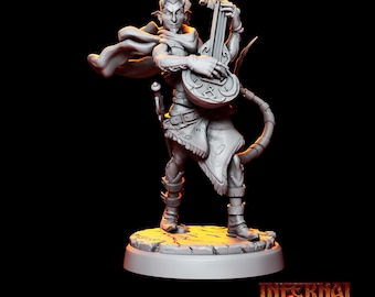 Maerck the Merry-Infernal Bard-32mm