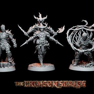Crimson Scales コアセット + アドオン (ミニチュア合計 14 体 