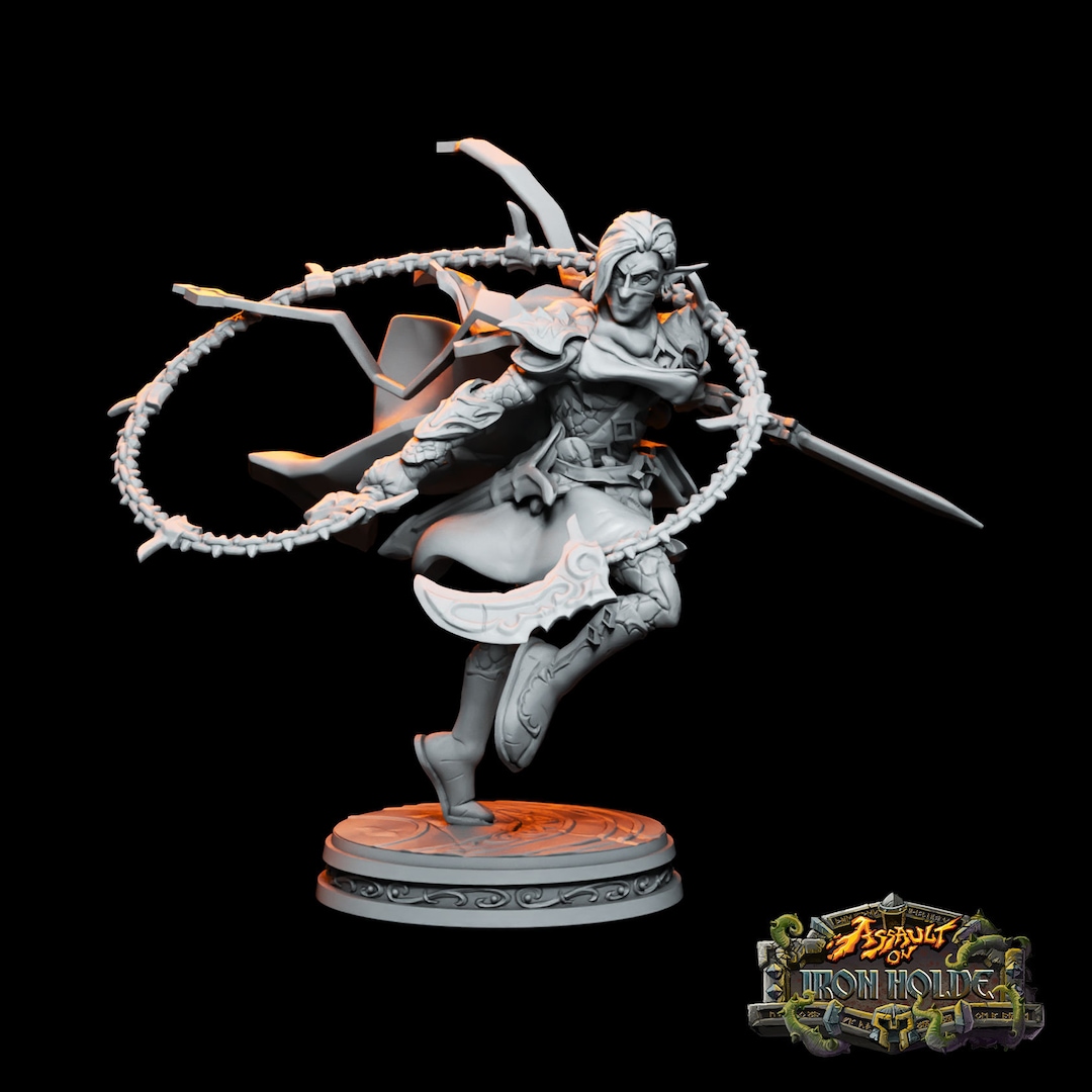 Morivan Moonstone- Shadar Kai Elf - Etsy
