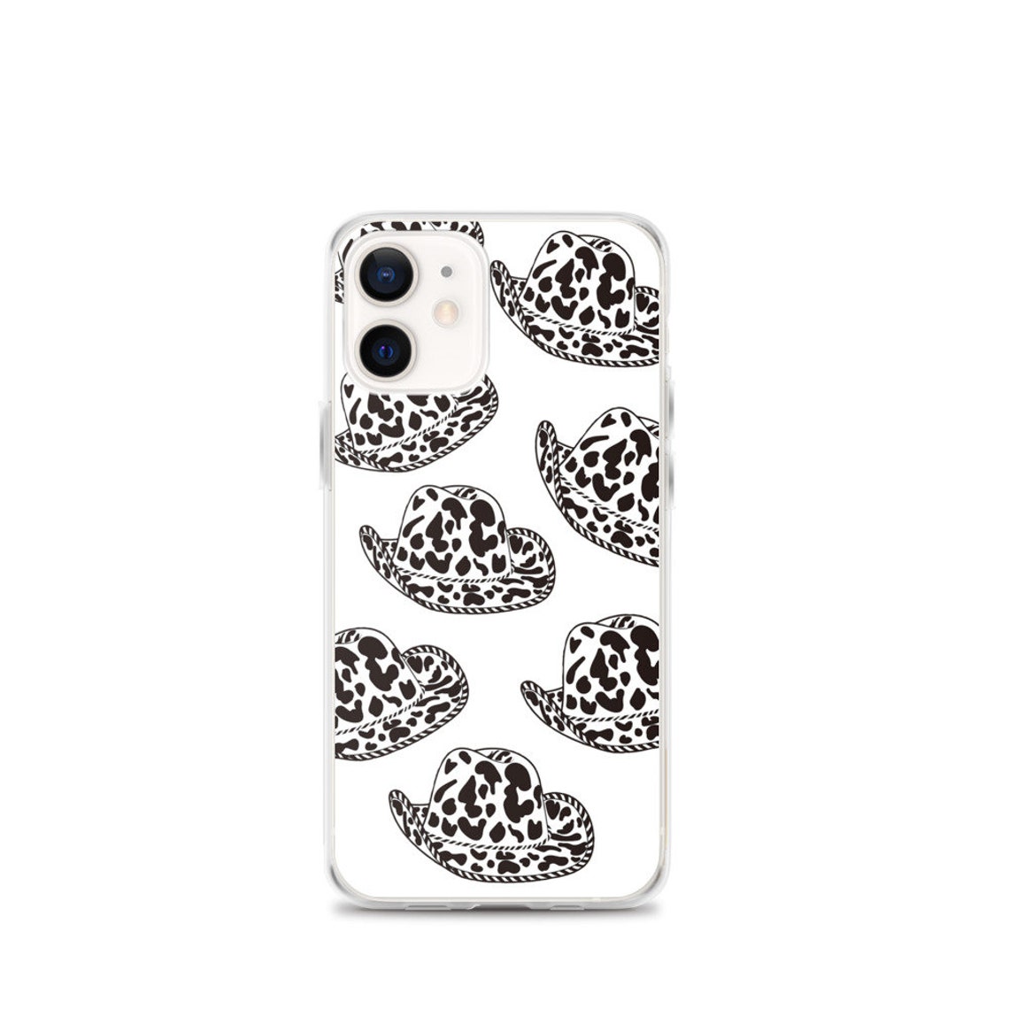 Cow Print Phone Case Cowgirl Hat Phone Case Cowboy Phone Etsy