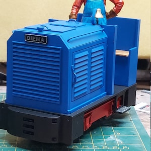 7/8ths 1:13.7 3D printed open cab industrial diesel critter kit