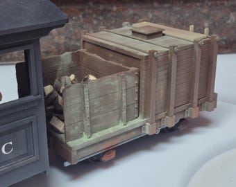 G scale tender kit with wood water tank