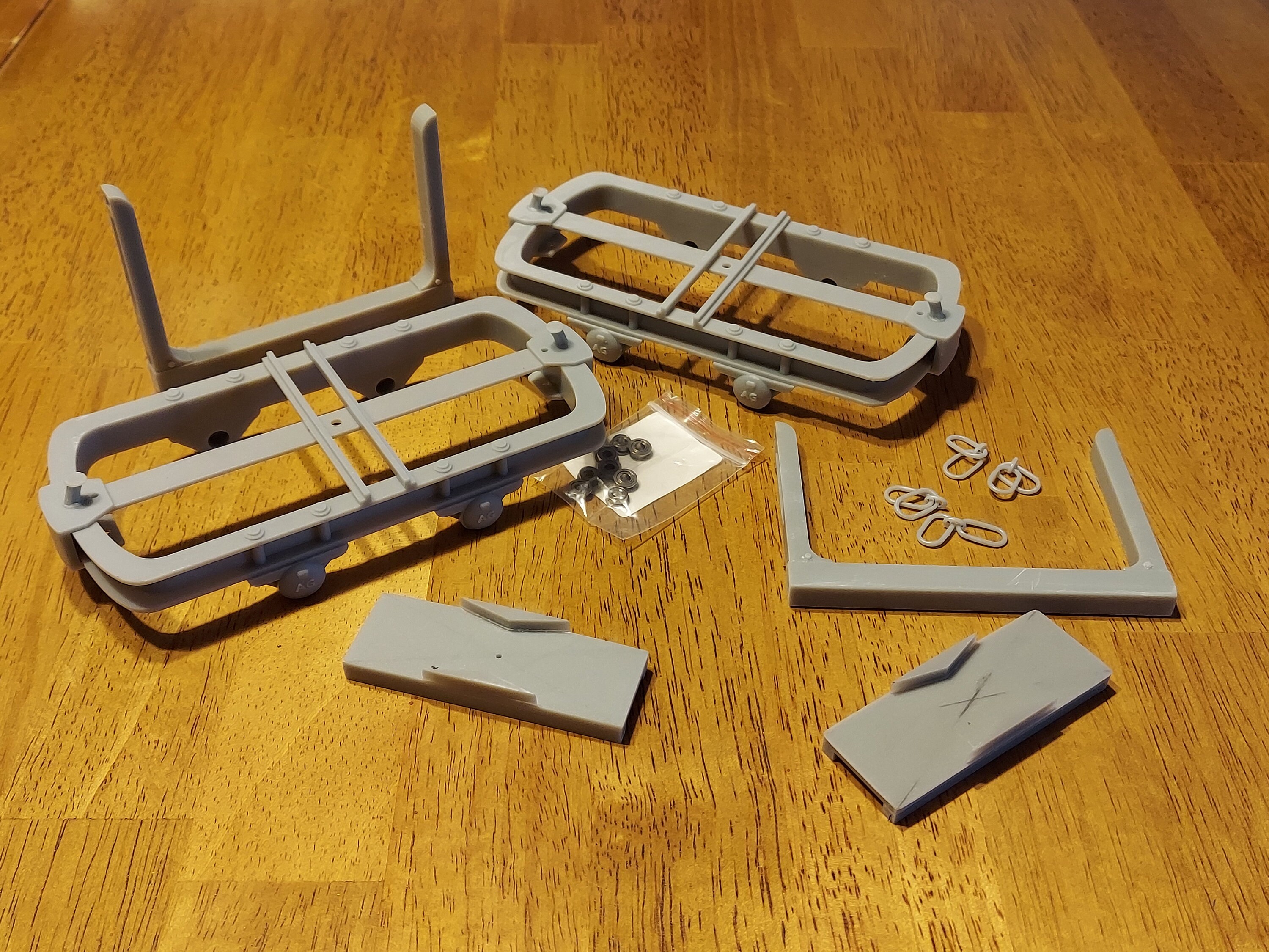 7/8ths 113.7 3D printed tipper frame with log bunks kit Etsy