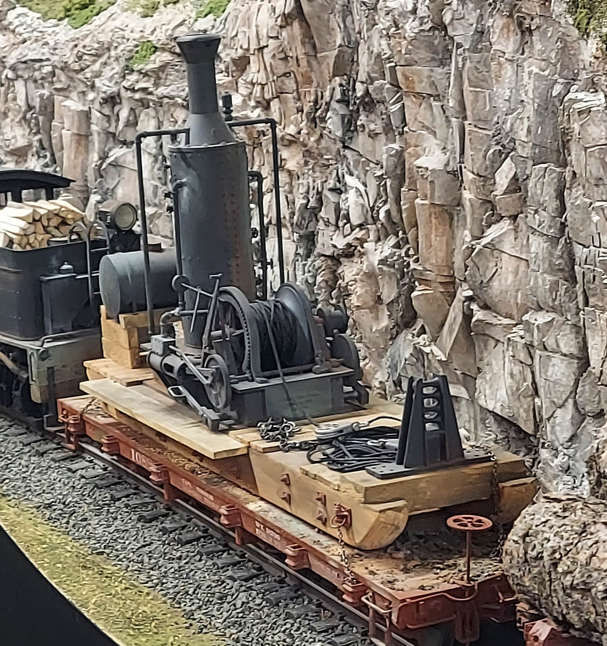 G scale 3D printed Willamette single drum steam donkey kit