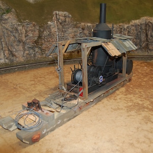 G scale 3D printed Willamette 3 drum steam donkey kit