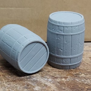 7/8ths barrel, Train Load, Model Train, G Scale 3D Printed 1:13.7 scale