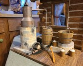 南アフリカ　MOONSHINE  オリジナル　ハンドメイド　インテリア 7/8ths 1:13.7 3D Printed Moonshine Still - Etsy