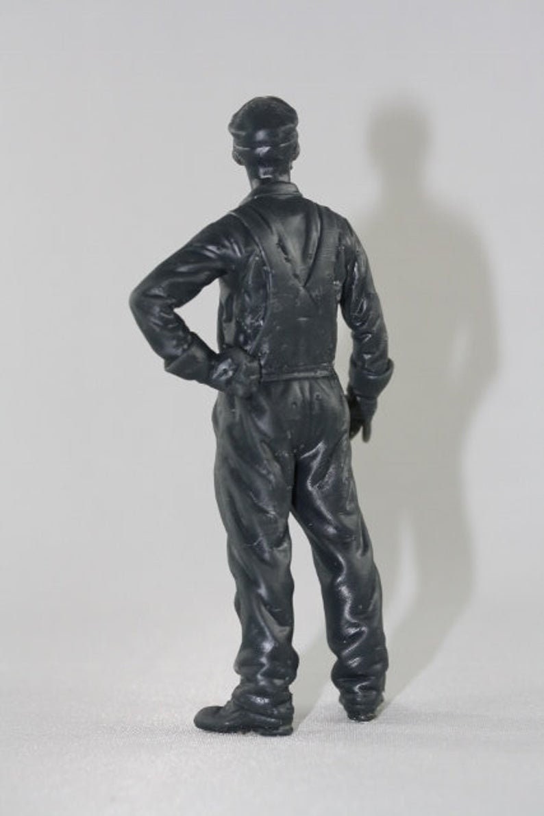 Lifelike Model Train Engineer Figure 7/8ths Scale for G Scale Etsy