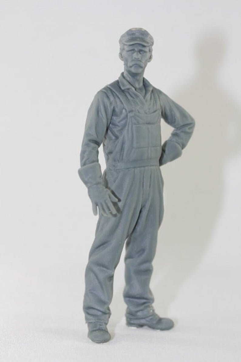 Lifelike Model Train Engineer Figure 7/8ths Scale for G Scale Etsy