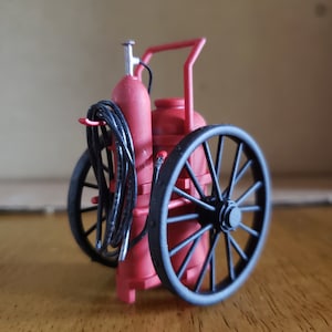 G scale 3D printed industrial fire extinguisher