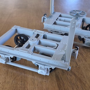 NEW 7/8ths 1:13.7 3D printed WDLR class D bogie w/bearings