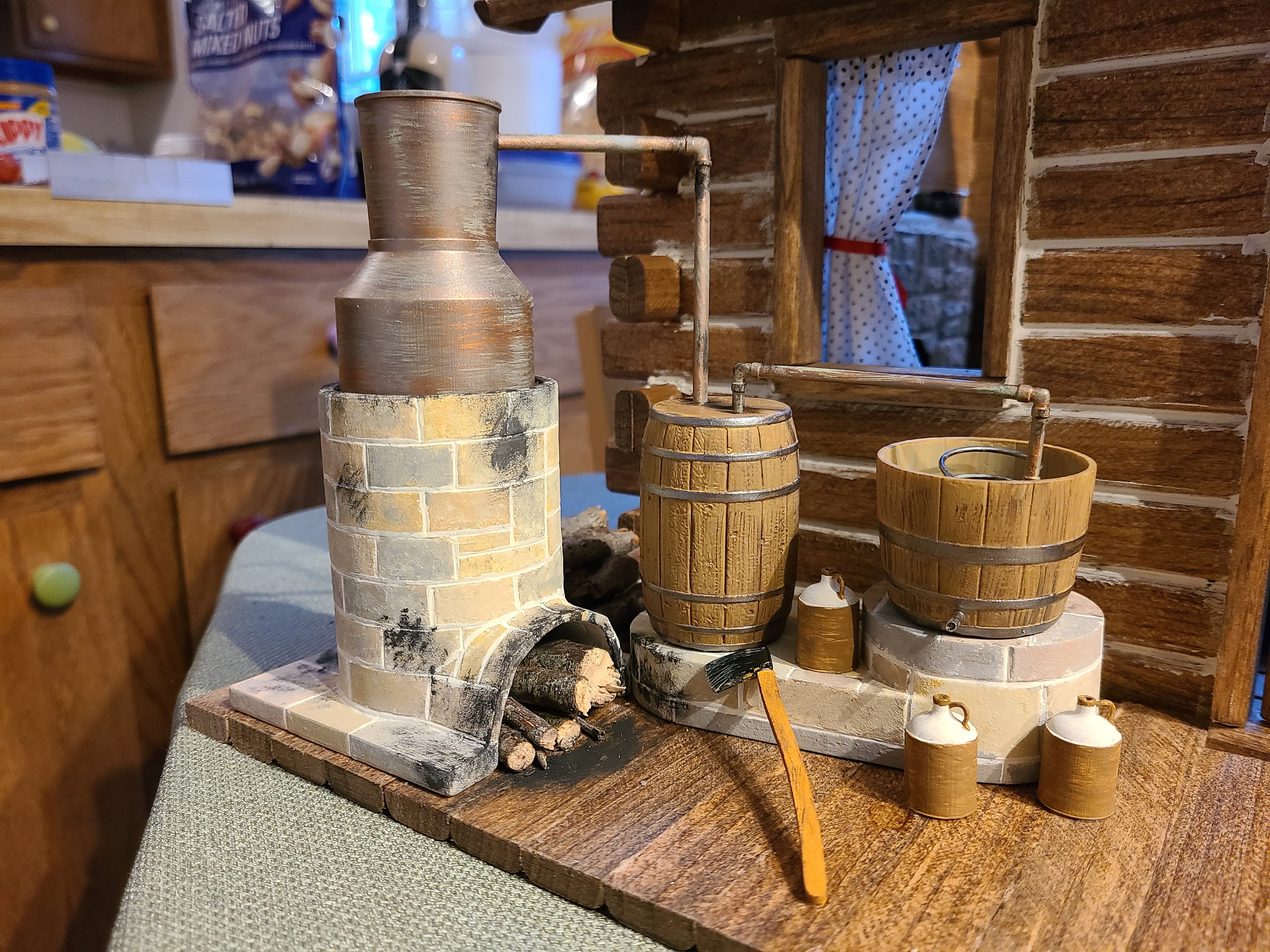 20.3 scale 3D printed moonshine still