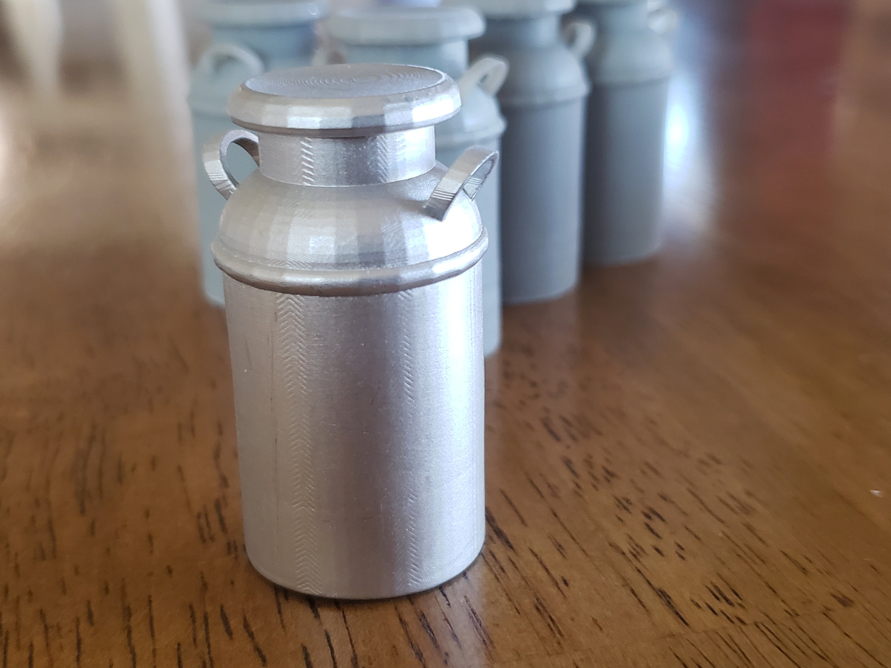 G Scale 6 Model Milk Cans 