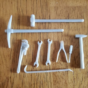 7/8ths tool set, Model Train, G Scale 3D Printed 1:13.7 scale