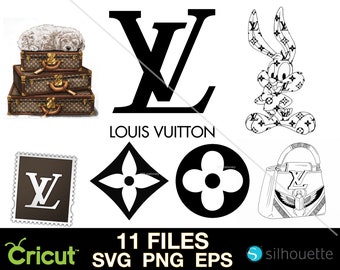 Download Free Louis Vuitton Canvas Etsy SVG Cut Files