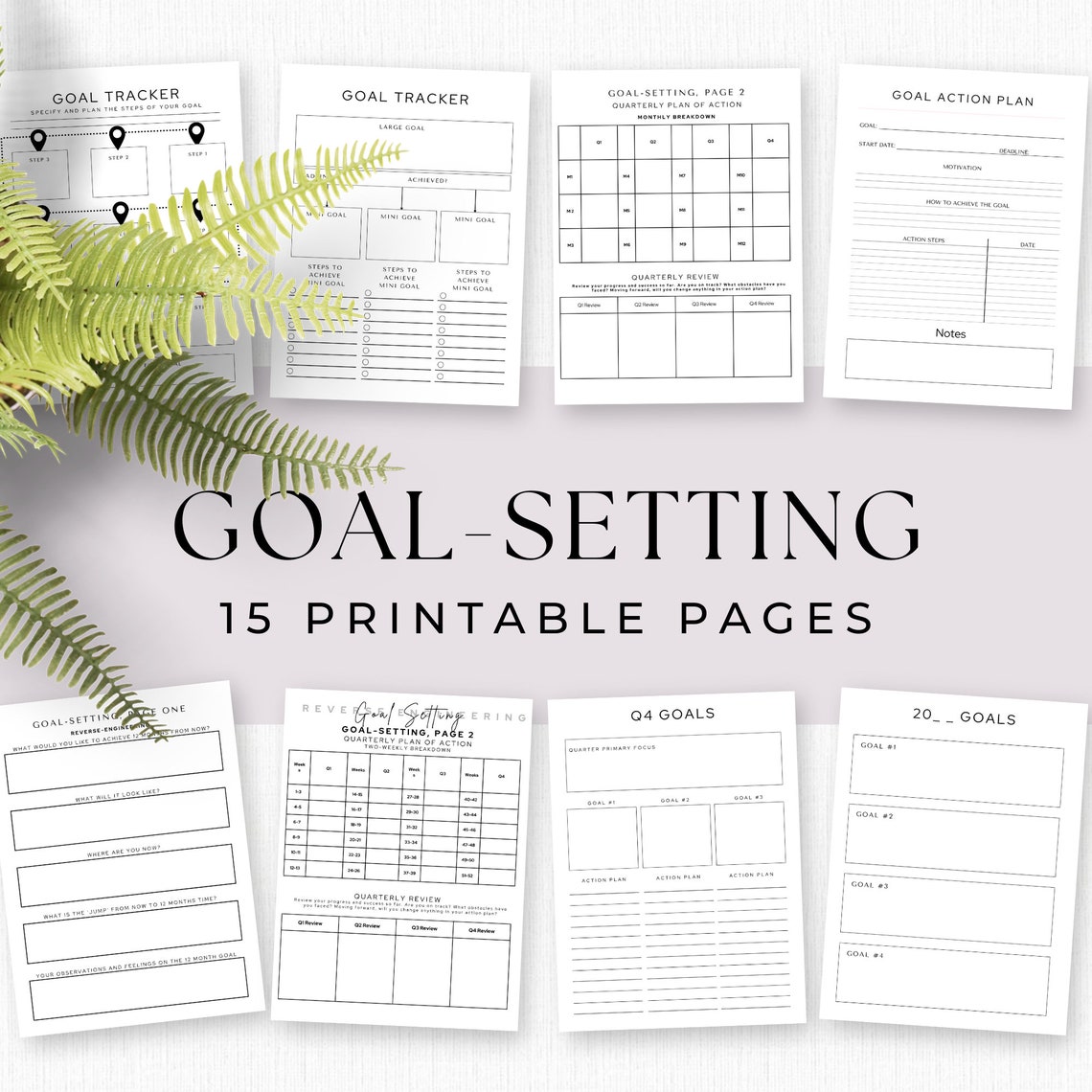 Printable PDF Goal Setting Worksheet Goal Planning Resources for Printable PDF Goal Setting Worksheet Goal Planning Resources for