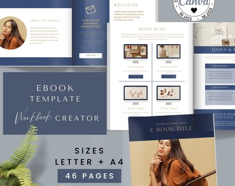 Editable Ebook Template, Canva Coach Handbook Template, Course Creation, Business Coach Guide, Lead Magnet, Client Resource, Coaching Upsell