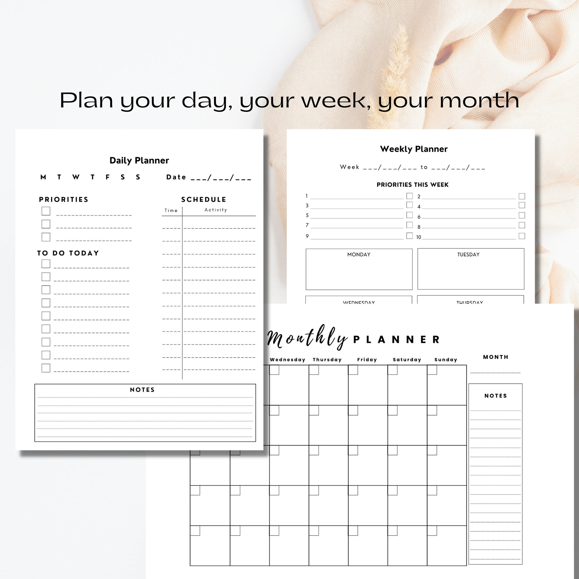 Poshmark Planner Printable PDF Record Sheets Reseller Organization and ...