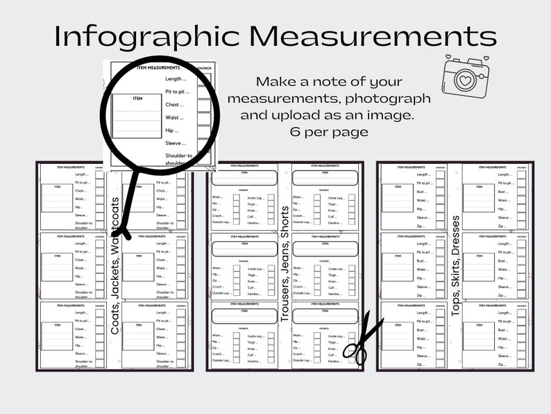 Poshmark Planner Printable PDF Record Sheets Reseller - Etsy