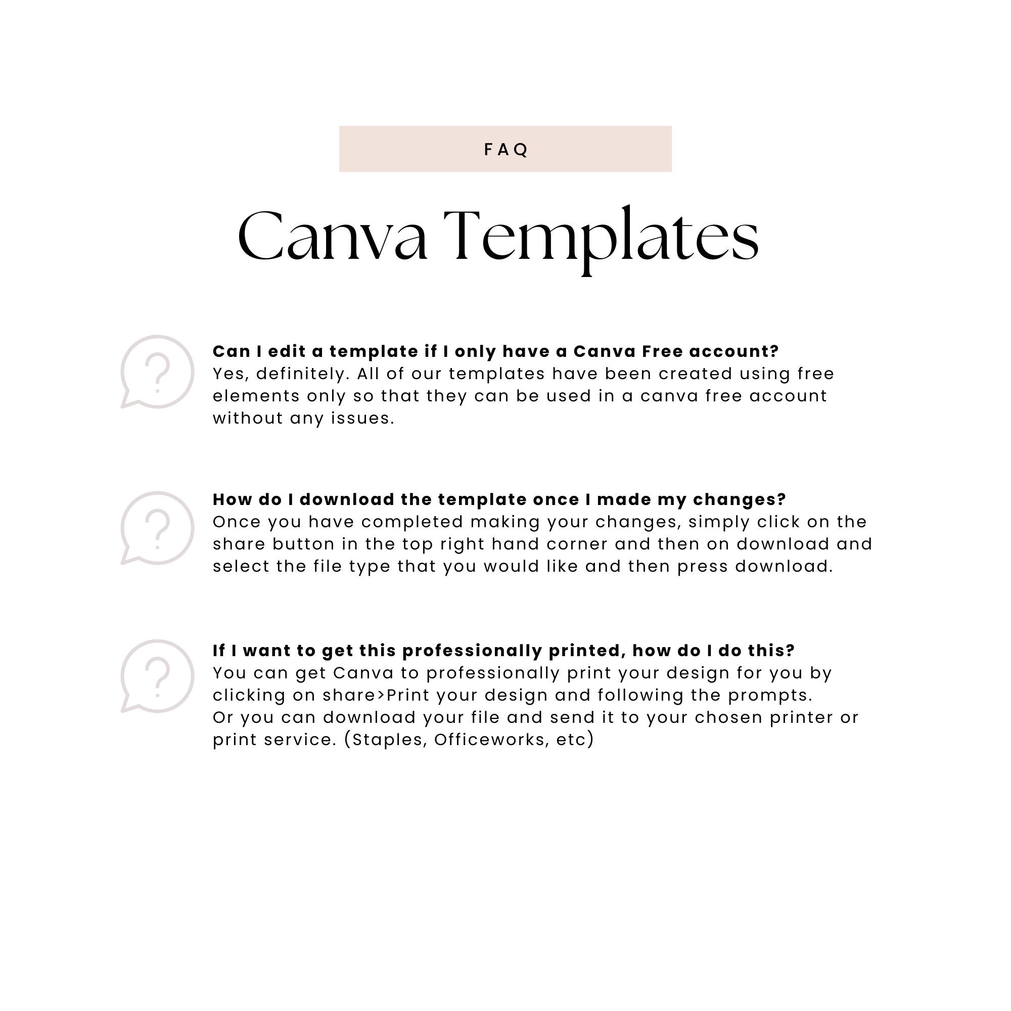 How to Print From Canva to Staples - Canva Templates