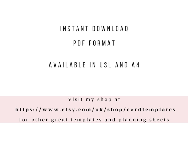 Printable Clothing Measurement Template | Reseller Measuring Record ...