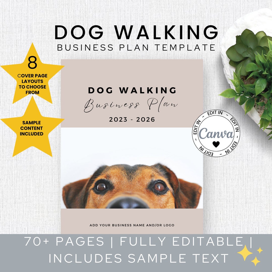 dog-walking-business-plan-template-dog-care-canva-template-editable