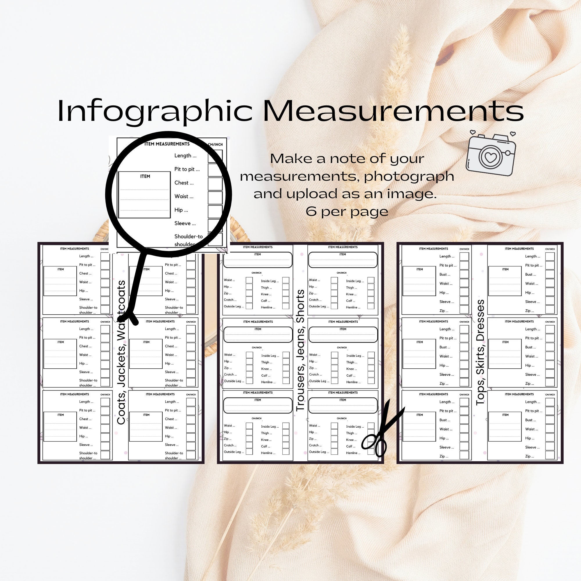 Poshmark Planner Printable PDF Record Sheets Reseller Organization and ...