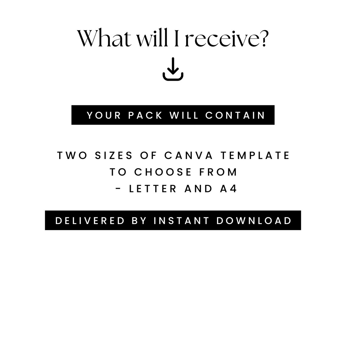  One Page Business Plan Template Canva Template For A 1 Page Etsy