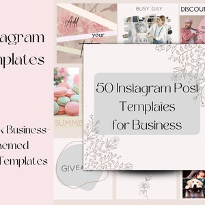 Instagram Post Templates Business, Product Social Media Template, Business Instagram Template