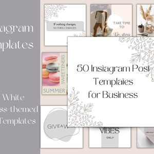 Instagram Post Templates Business, Product Social Media Template, Business Instagram Template