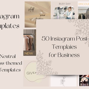 Instagram Post Templates Business, Product Social Media Template, Business Instagram Template