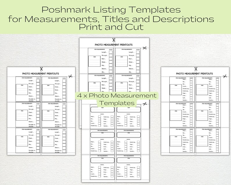 Poshmark Label Example Poshmark Templates for Clothing Photo Infographics, Printable Poshmark ...
