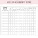 Printable Clothing Measurement Template | Reseller Measuring Record ...