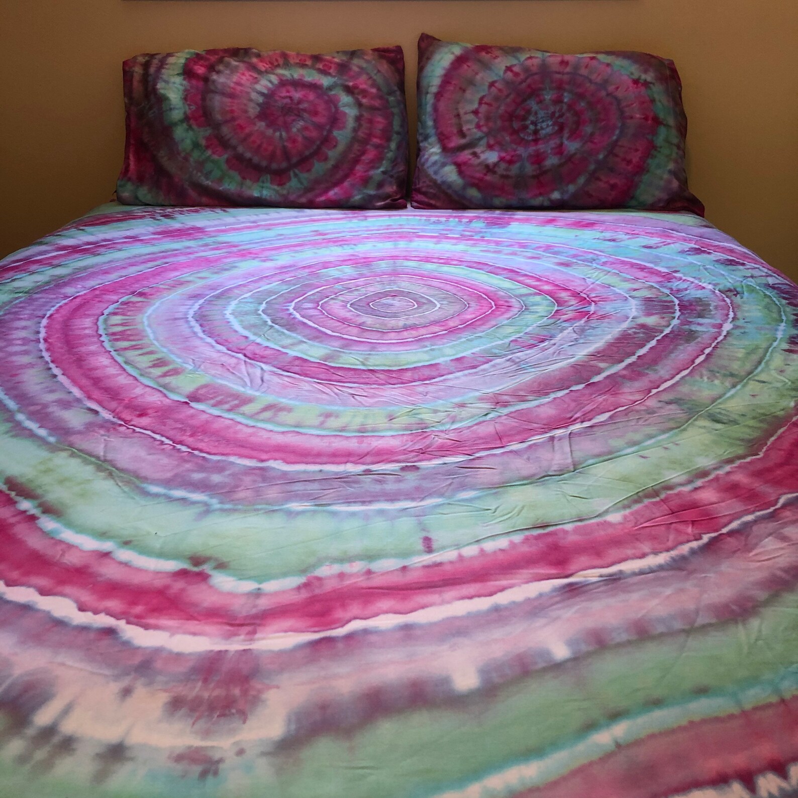 Queen size Bamboo tie dye sheet set Etsy