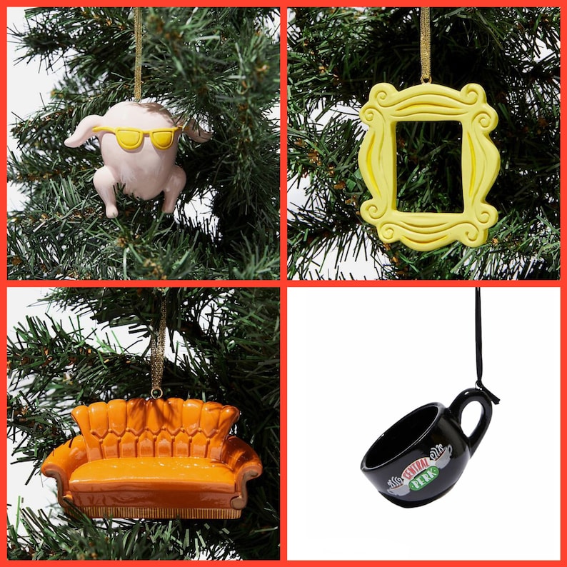 FRIENDS CHRISTMAS Ornament Iconic TV Show Central Perk Etsy