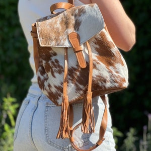 Myra bag cowhide backpack clearance