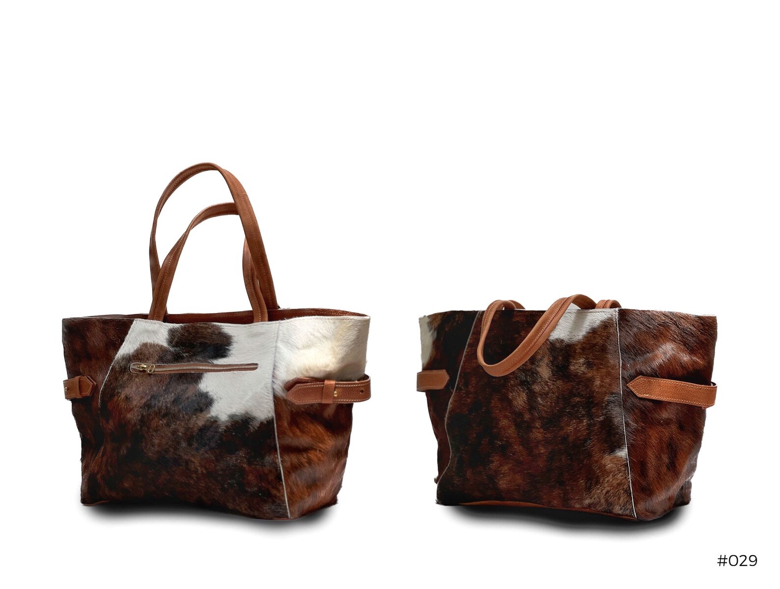 Cowhide Tote Bag Large Cowhide Tote Purse. Etsy
