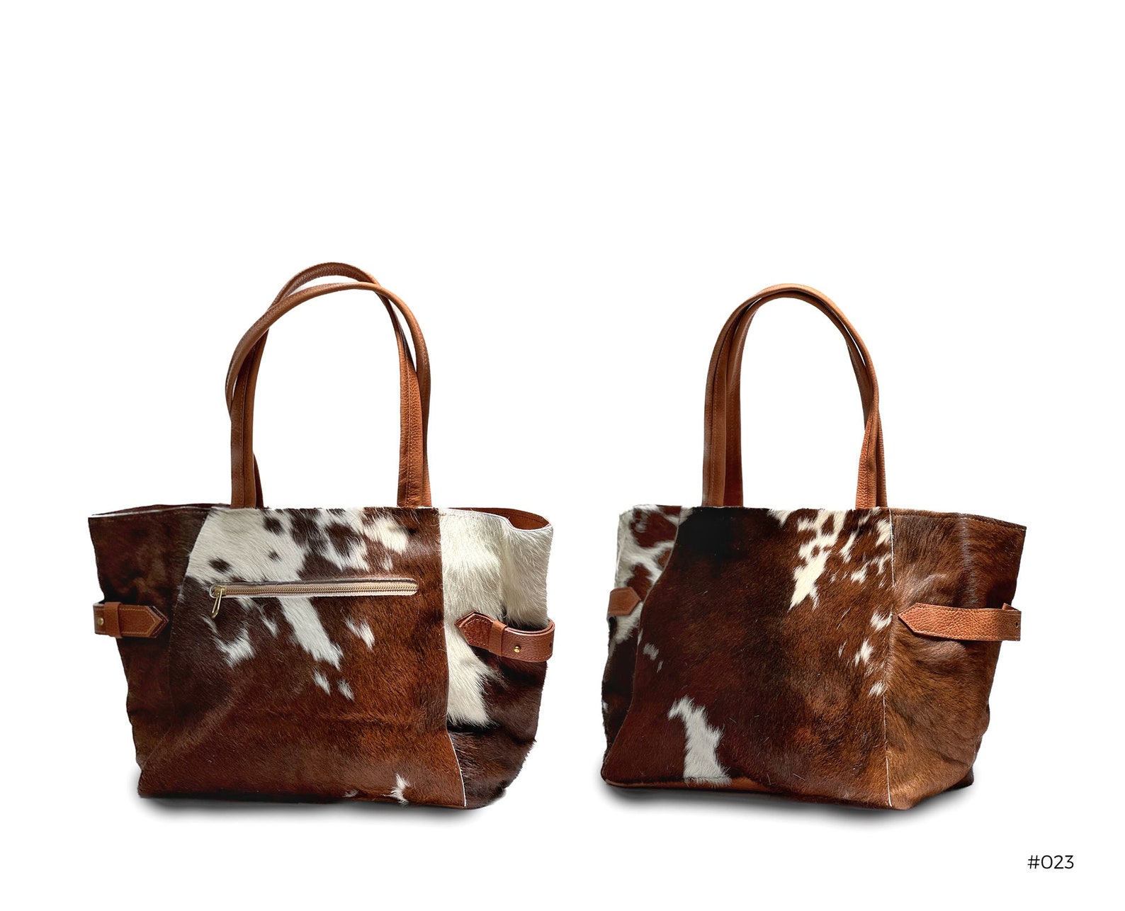 Cowhide Tote Bag Large Cowhide Tote Purse. Etsy