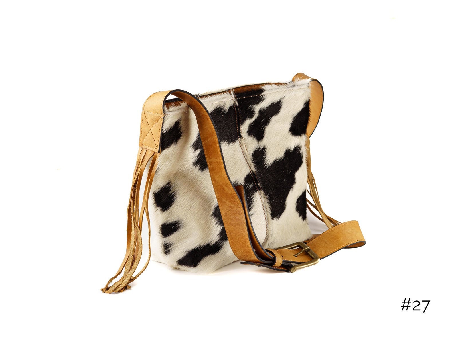 Cowhide purse western cowhide fringed crossbody purse Etsy