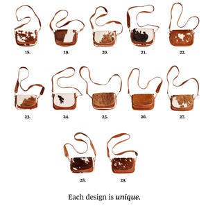 One-of-a-kind elegance. Each cowhide crossbody is uniquely crafted to make your style unforgettable.
