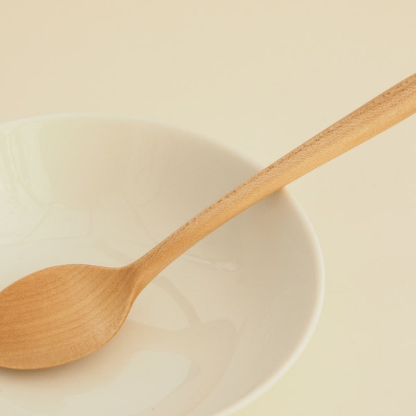 wooden tablespoon, maple, wooden spoon, spoon, tablespoon