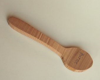 Spoon blank made of pear wood for carving a wooden spoon yourself