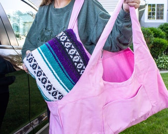 Segeltuch Bohemianischer Ethno-Stil Lembeauty Yogatasche mit Taschen großes Fassungsvermögen Segeltuch Bohemianischer Ethno-Stil Lembeauty Yogatasche mit Taschen großes Fassungsvermögen