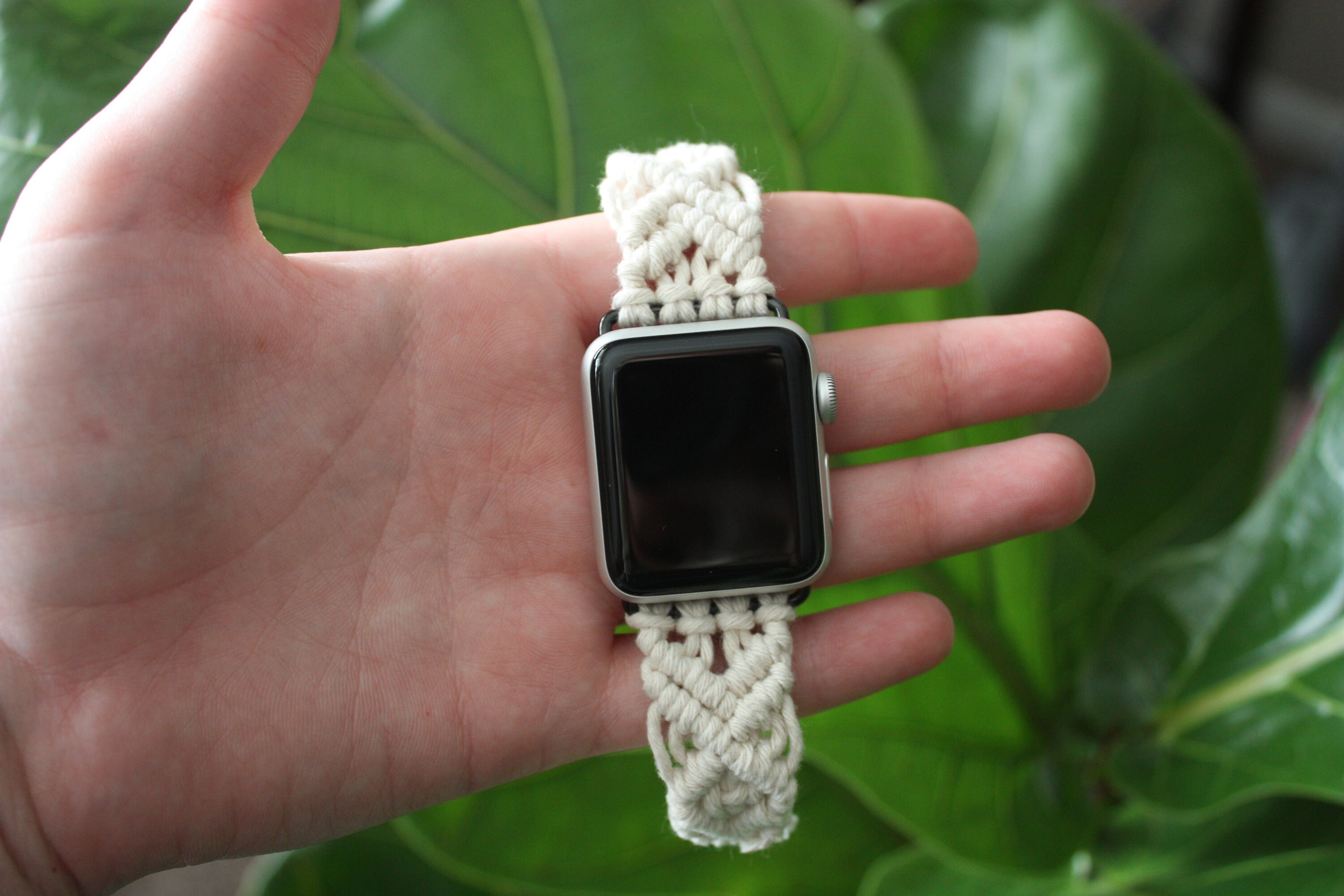 Macrame Watch Band Handmade Apple Watch Band Boho Apple Etsy