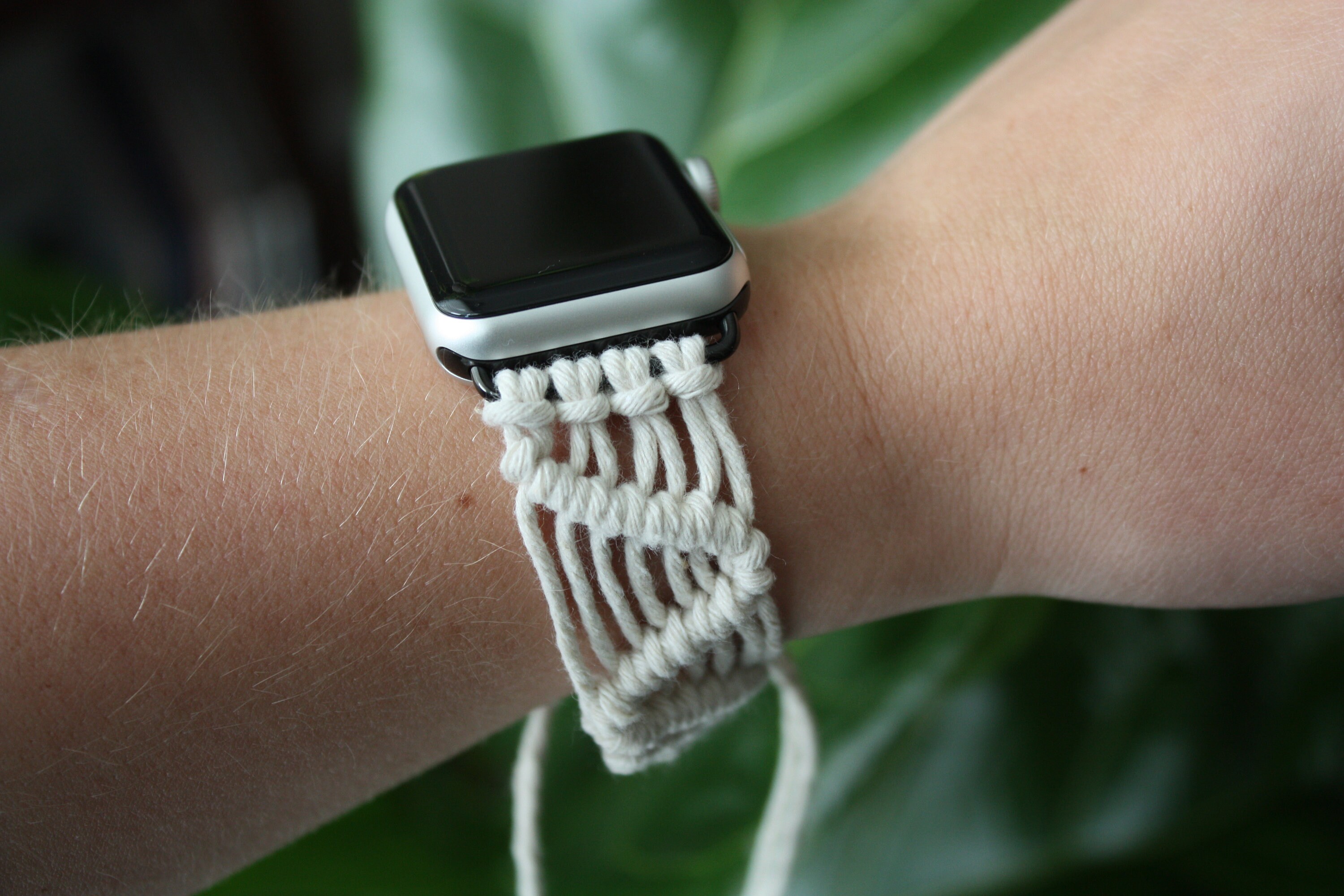 Macrame Watch Band Set Handmade Apple Watch Band Set Boho Etsy