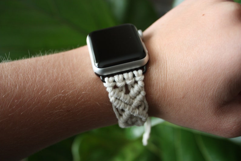 Macrame Watch Band Handmade Apple Watch Band Boho Apple Etsy