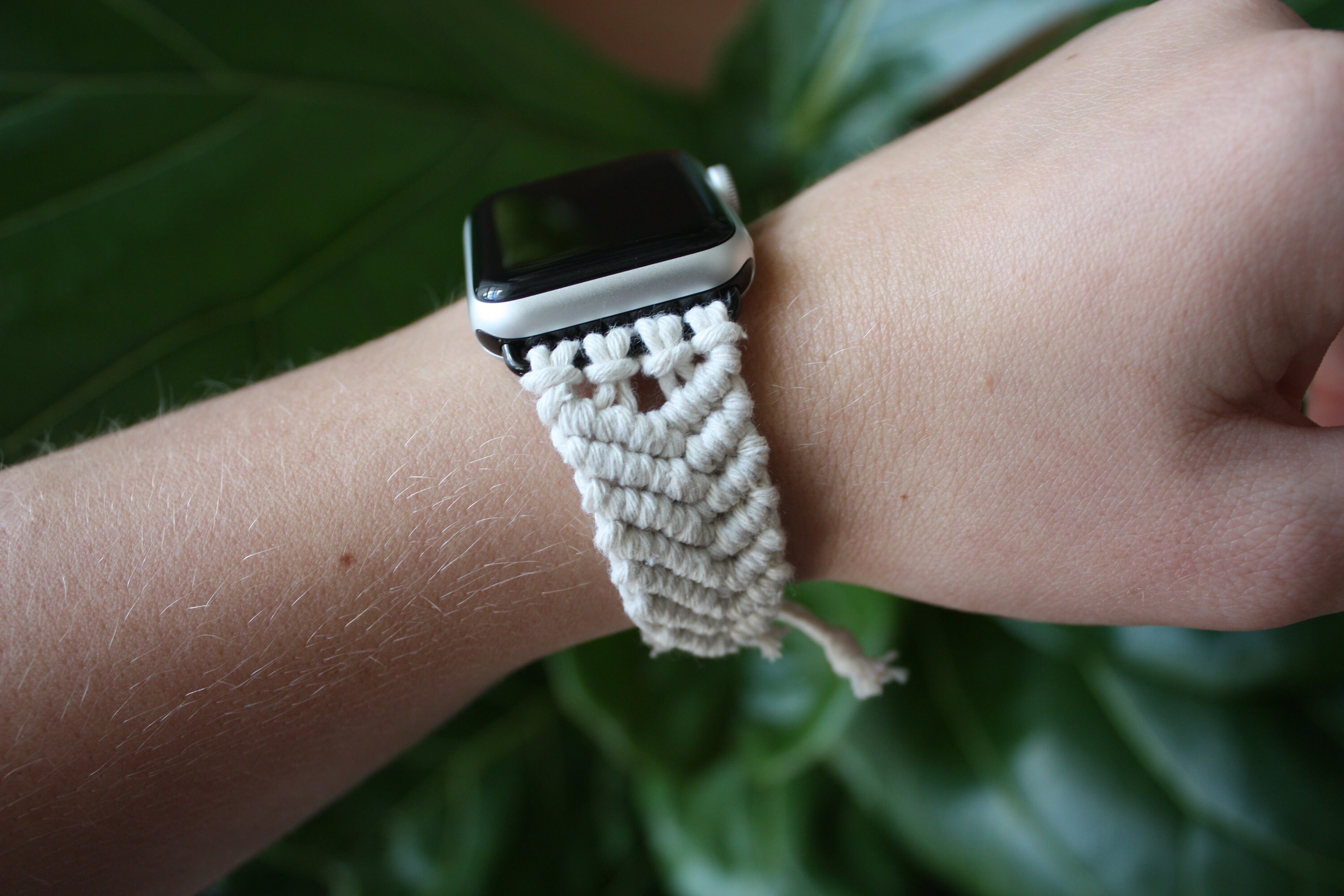 Macrame Watch Band Set Handmade Apple Watch Band Set Boho Etsy