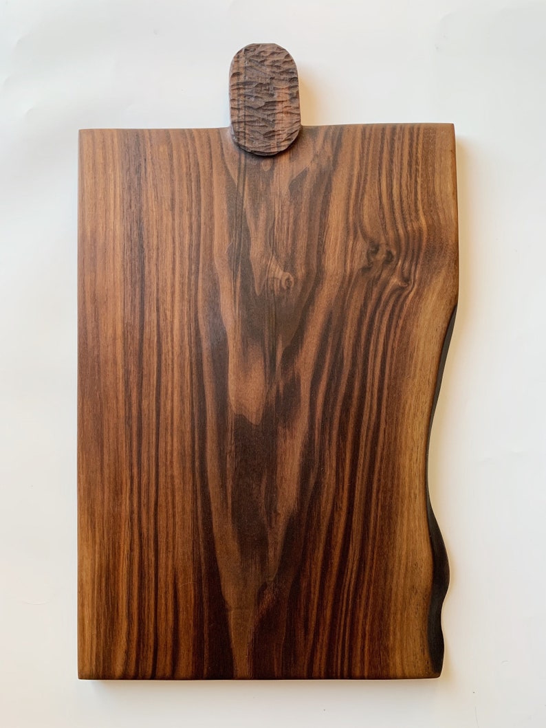 Large Walnut Live Edge Cutting Board Slab Cutting Board Slab | Etsy