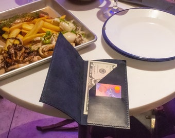 Porte-billets en cuir personnalisé, présentoir de chèques pour restaurant, porte-billets en cuir, porte-billets personnalisé par le logo de votre restaurant